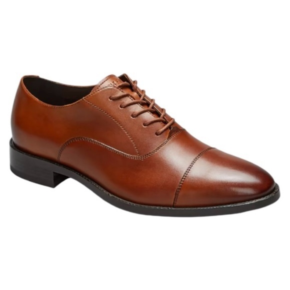 Cole Haan Hawthorne Cap Toe Oxford Shoe Brown Mens 8 Leather Business Office - Picture 1 of 8
